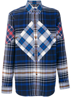 graphic insert tartan shirt Givenchy