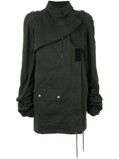 concealed placket fitted coat Saint Laurent