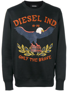толстовка с вышивкой Diesel