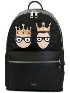 рюкзак с заплатками в виде дизайнеров Dolce &amp; Gabbana