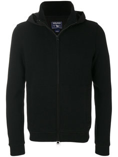 zipped knit hoodie Woolrich