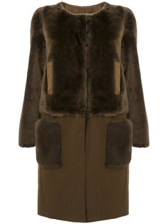 detachable bottom coat Yves Salomon