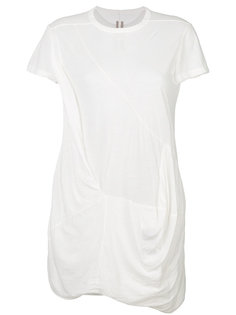 gathered semi sheer T-shirt Rick Owens DRKSHDW
