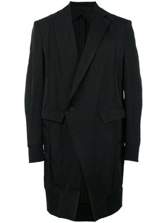 creased rear printed coat Julius