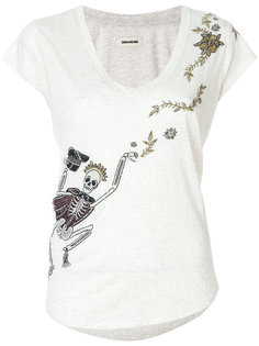 embellished skeleton T-shirt  Zadig &amp; Voltaire