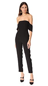 cupcakes and cashmere Havanna Off Shoulder Jumpsuit