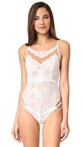 For Love &amp; Lemons Daffodil Lace Bodysuit
