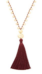 Gorjana Leucadia Beaded Tassel Necklace