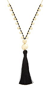 Gorjana Leucadia Beaded Tassel Necklace