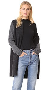 Jenni Kayne Yak Rib Sleeve Sweater Coat