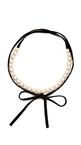 Kate Spade New York Girly Pearly Choker Necklace