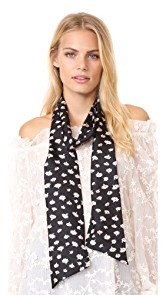 Madewell Seattle Floral Skinny Mensy Scarf