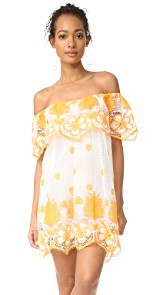 Miguelina Angeligue Off the Shoulder Dress
