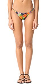 Milly Floral Print Elba Bikini Bottoms