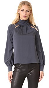Milly Simona Silk Top
