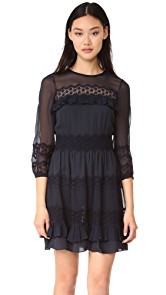 Rebecca Taylor Long Sleeve Dress