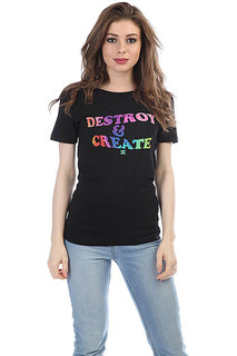 Футболка женская DC Destroy Create Black