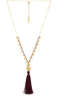 Бисерное ожерелье с кисточкой leucadia - gorjana
