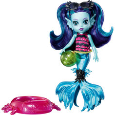 Мини-монстряшка Monster High Эбби Блю из серии "Семья Монстриков" Mattel