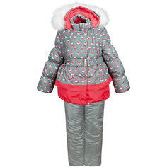 Комплект: куртка и полукомбинезон "Вишня" OLDOS для девочки