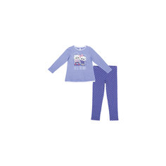 Комплект: футболка с длинным рукавом и брюки PlayToday для девочки