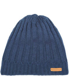 Синяя шапка из мериносовой шерсти и акрила Noryalli