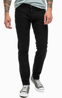 Черные зауженные джинсы с низкой посадкой Mustang