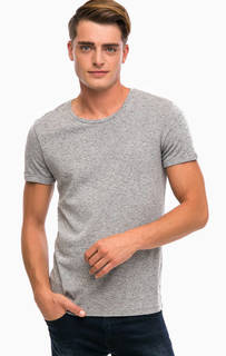 Серая хлопковая футболка Mavi