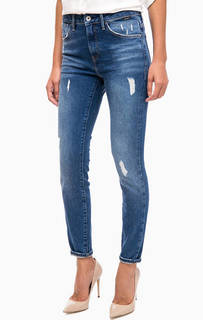 Рваные джинсы скинни с высокой посадкой Mavi