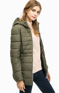 Демисезонная куртка цвета хаки Ichi