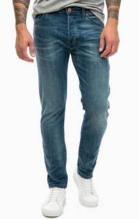Синие джинсы прямого кроя Wrangler