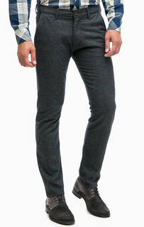 Серые зауженные брюки с содержанием шерсти Wrangler