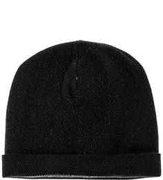 Черная шапка с отворотом Lagerfeld