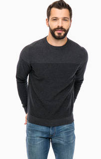 Серый джемпер в полоску Jack & Jones