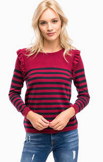 Трикотажный джемпер в полоску Only