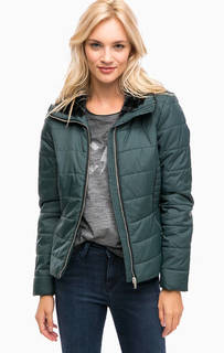 Зеленая демисезонная куртка на молнии Vero Moda