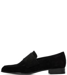 Черные замшевые лоферы Vagabond