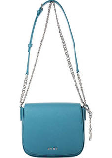 Маленькая кожаная сумка через плечо Dkny