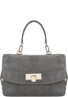 Замшевая сумка с короткой ручкой Dkny