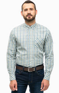 Хлопковая рубашка в клетку Mustang