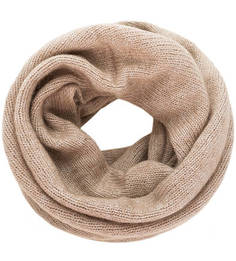 Бежевый шарф-хомут с содержанием мохера Canoe