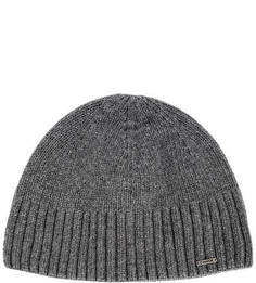 Шерстяная шапка серого цвета Canoe