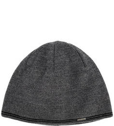 Серая шапка плотной вязки Canoe