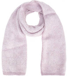 Розовый вязаный шарф с содержанием мохера Canoe