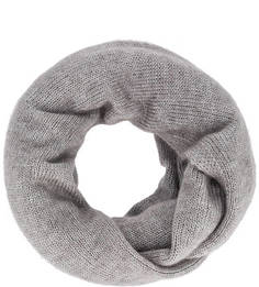 Серый шарф-хомут тонкой вязки Canoe