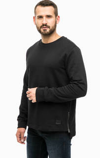 Черный свитшот с молниями по бокам Cheap Monday