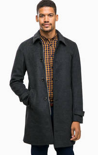 Серое пальто с содержанием шерсти Scotch&Soda