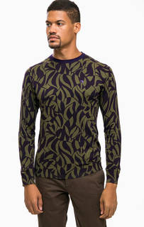 Тонкий хлопковый джемпер с круглым вырезом Scotch&Soda