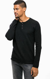 Хлопковый джемпер с застежкой на пуговицы Scotch&Soda