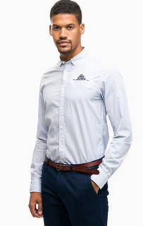 Хлопковая рубашка в полоску с карманом Scotch&Soda